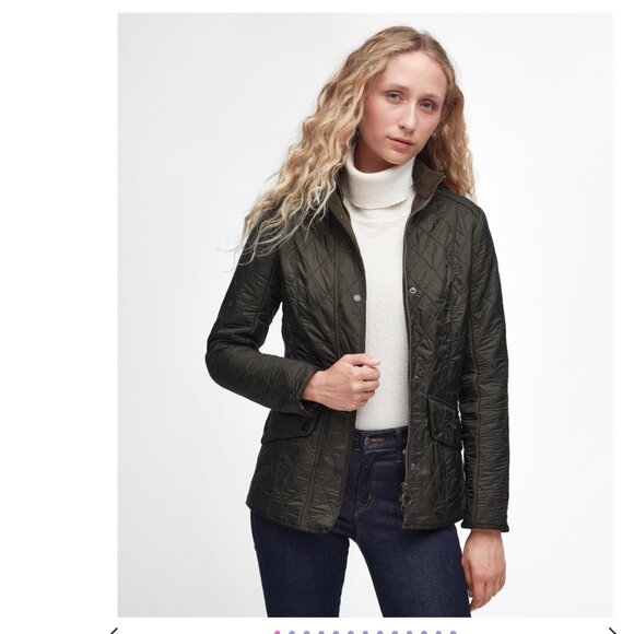 Barbour Dark Olive Green Cavalry Polarquilt Jacket - Picture 12 of 12